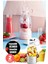 2 Adet Elektrikli Meyve Sıkacağı Mini Taşınabilir Blender Meyve Karıştırıcılar Shaker Fitness Araba 6