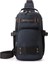 Yeni Moda Erkek Göğüs Çantası Çok Fonksiyonlu Çift Kullanımlı Omuz Çantası Açık Tek Omuz Crossbody Çanta (Yurt Dışından) 1