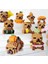 Capybara Bricks Yapı Oyuncak Seti 203 Parça – Muzlu Şapkalı Mini Figür Modeli (6 Cm) 4