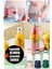 Taşınabilir Mini Elektrikli Blender 300 ml Meyve Sıkacağı Bardağı Bıçaklı Smoothie 6