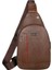 Pu Deri Küçük Çanta Moda Basit Omuz Crossbody Çanta Erkek Rahat Göğüs Çantası Asılı Çanta (Yurt Dışından) 1