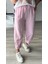 Pembe Paça Pensli Müslin Pantolon 2