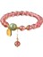 Otantik Çilek Kristal Bilezik Pembe Kristal ve Nefrit Işık Lüks Niş Çilek Kristal Bilezik (Yurt Dışından) 1