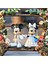 Mickey Mouse ve Minnie Mouse Gelin Damat Figür Seti 12 cm - Dekoratif Biblo Koleksiyon Figür 1