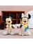 Mickey Mouse ve Minnie Mouse Gelin Damat Figür Seti 12 cm - Dekoratif Biblo Koleksiyon Figür 2