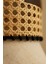 Doğal Bambu Detaylı Bohem Sarkıt Avize, Keten Kumaşlı Dekoratif Tavan Aydınlatma, 50X30 cm 4