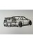 Gtr R34 Temalı Metal Duvar Tablosu 1