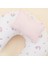Elite Müslin Çift Taraflı Emzirme Yastığı ve Küçük Yastığı - Bebe Pembe Muslin - Pembe Ay 1 Adet 4