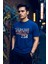 Erkek Dijital Baskılı Pamuklu T-Shirt 6