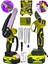 3 Lü Set Xr Lı-Ion Batarya Kömürsüz Motor Çift Akülü Şarjlı Matkap Şarjlı Mavi 1