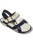 1501-20 Anatomik Çirt Bant Erkek Çocuk Sandalet Lacivert Beyaz 1