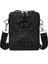 Erkek Omuz Çantası Iş Gündelik Timsah Pu Crossbody Büyük Kapasiteli Basit Erkek Çantası Dikey Evrak Çantası (Yurt Dışından) 1