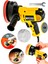Powerforge 450W Elektrikli 125MM Dikey Polisaj Zımpara Makinesi-Sarı 1