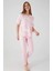 Rolypoly Kadın Pembe Kısa Kol Pijama Takım 1