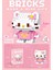 Bricks Hello Kitty ve My Melody 2'li Figür 3D Puzzle Yap-Boz Hobi 2