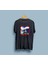 Oversize Yolcu Uçağı ve Yolcu Otobüsü Tasarım Unisex T-Shirt 1