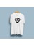 Oversize Jesus Kalp Baskılı Unisex T-Shirt 1