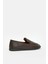 Moose Kahve Hakiki Deri Kadın Loafer 4