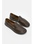 Moose Kahve Hakiki Deri Kadın Loafer 5