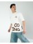 Oversıze Unisex Baskılı T-Shırt Intrusıon Ecrou 3