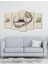 5 Parça Ahşap Vav Kabe Dini Duvar Dekoru Salon Oturma Yatak Odası Için 110X60CM Tablo Seti 2