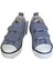 Çocuk Unisex Kot Mavi Cırtlı Spor Ayakkabı 2