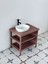 1/12 Ölçek Lavabo Modern Minyatür Diorama Eşya Aksesuar 1