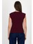 Bordo Bisiklet Yaka Pamuklu Slim Fit Tişört 3050 5