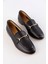 Livia Siyah Hakiki Deri Kadın Loafer 4