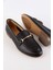 Livia Siyah Hakiki Deri Kadın Loafer 5