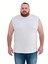 Erkek Büyük Beden Oversize Sıfır Kollu T-Shirt 3xl 4xl 5xl 6xl 7xl 8xl 9xl 1