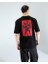 Oversıze Unisex Baskılı T-Shırt Tyson Black 5