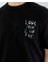 Oversıze Unisex Baskılı T-Shırt Fly Black 3