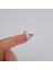 Pirinç Silver Labirentli Kıkırdak Küpe 3