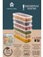 6'lı Sızdırmaz Freshbox Saklama Kabı – Mikrodalga ve Buzdolabı Uyumlu / 1400 ml - Şeffaf 1