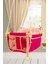 Wag Swing Pembe Çocuk Ahşap Salıncak Bebek Hamak Ev Tavan Bahçe Salıncağı 3