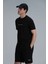 Tony Modern Grafik T- Shirt Siyah 3