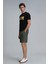 June Modern Grafik T- Shirt Siyah 4
