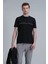 Carlos Modern Grafik T- Shirt Siyah 3