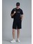 Benjamın Modern Grafik T- Shirt Siyah 2
