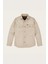 Fleece Lined Overshirt Gray Khaki 1