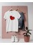 Oversize Stethoscope And Red Heart Tasarımlı T-Shirt 2