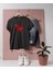 Oversize Stethoscope And Red Heart Tasarımlı T-Shirt 2