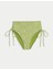 Desenli Bağcıklı Yüksek Bel Bikini Altı 4