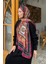 Versa Desen Pamuk Şal Bordo 2