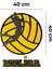 Kişiye Özel Isimli Ahşap Mdf Voleybol Duvar Dekoru | Sporcu Temalı Voleybol Oynayan Oyuncu Desenli 2