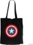 Captain America Kalkan Siyah Kanvas Bez Çanta 1