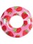 Tutmalı Çilek Simit - Şişme Çilek Desenli Simit - Deniz Simidi-Meyve Simit-Havuz Çilek Simit 107 cm 3