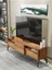 Tv Sehpası Tv Ünitesi 160 cm Atlantik Çam Gold Mistral 5070 1