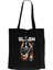 Slash Guitarist Skull Logo Siyah Kanvas Bez Çanta 1